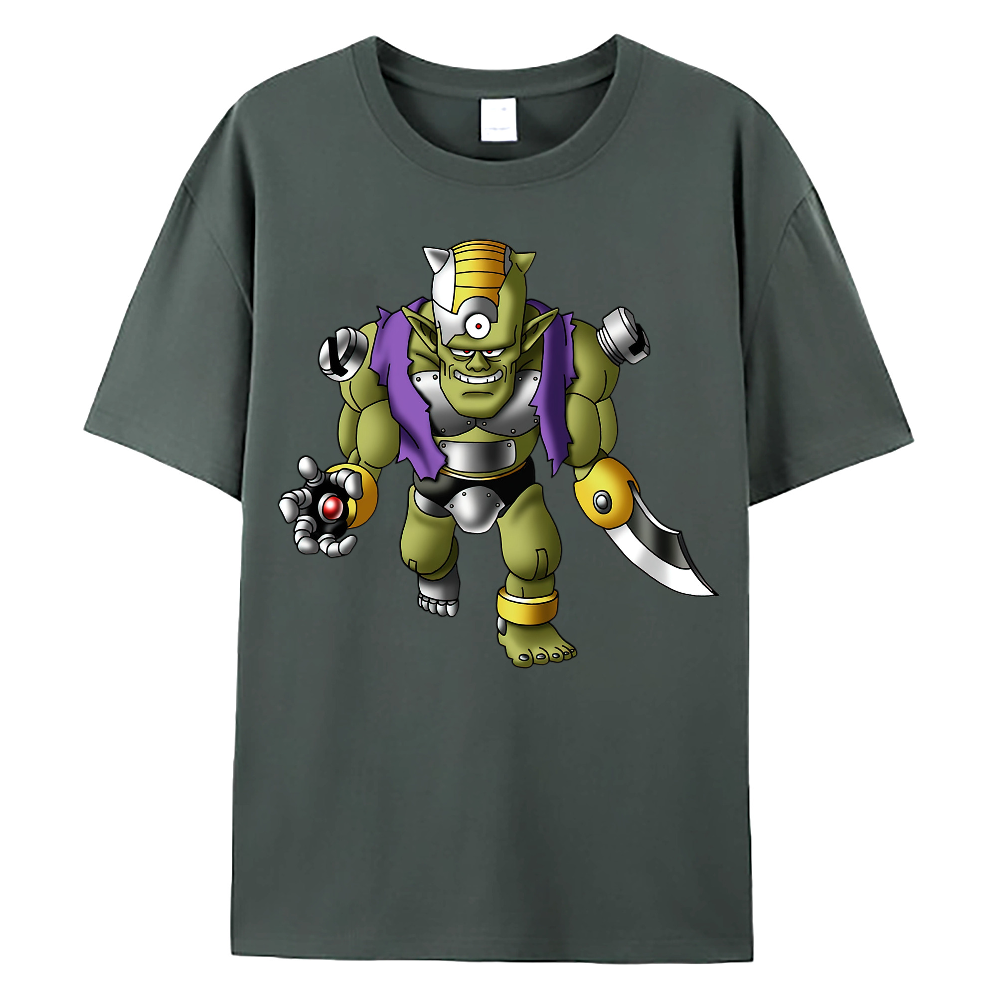 （画像用） ドラゴンクエスト Doragon Kuesuto Dragon Quest 綿100％ メンズ半袖Tシャツ｜肌触りやわらか＆通気性